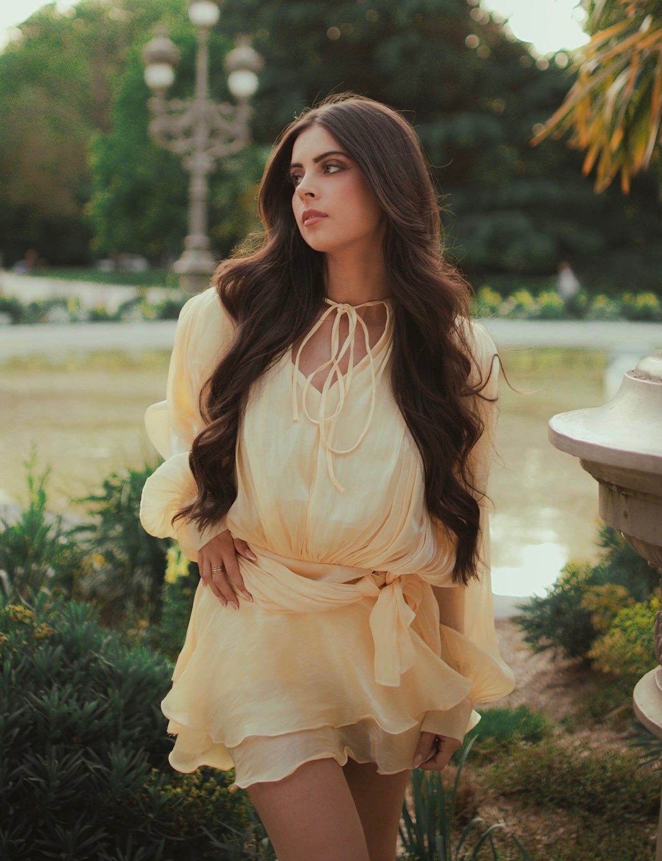 Robe Sorrento jaune