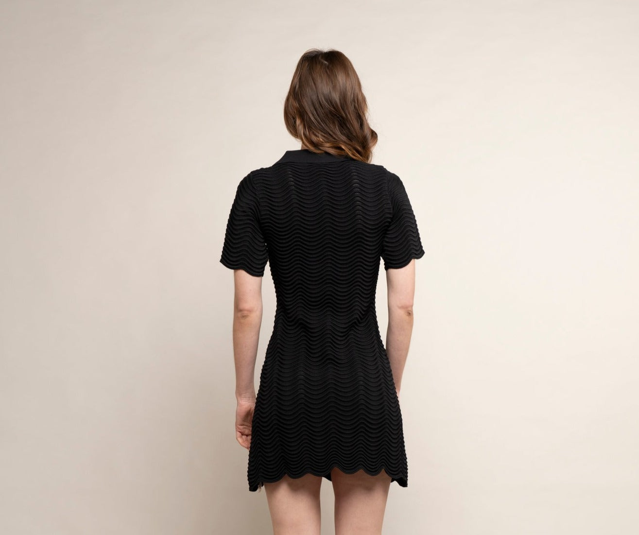 Robe courte noire JOIA Paris