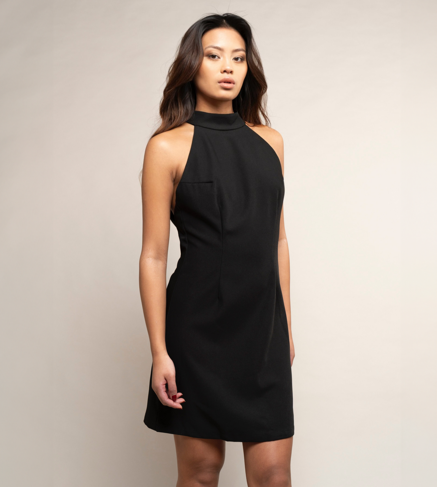 Robe dos nu robe noeud robe courte noire JOIA