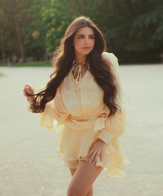 Robe Sorrento jaune