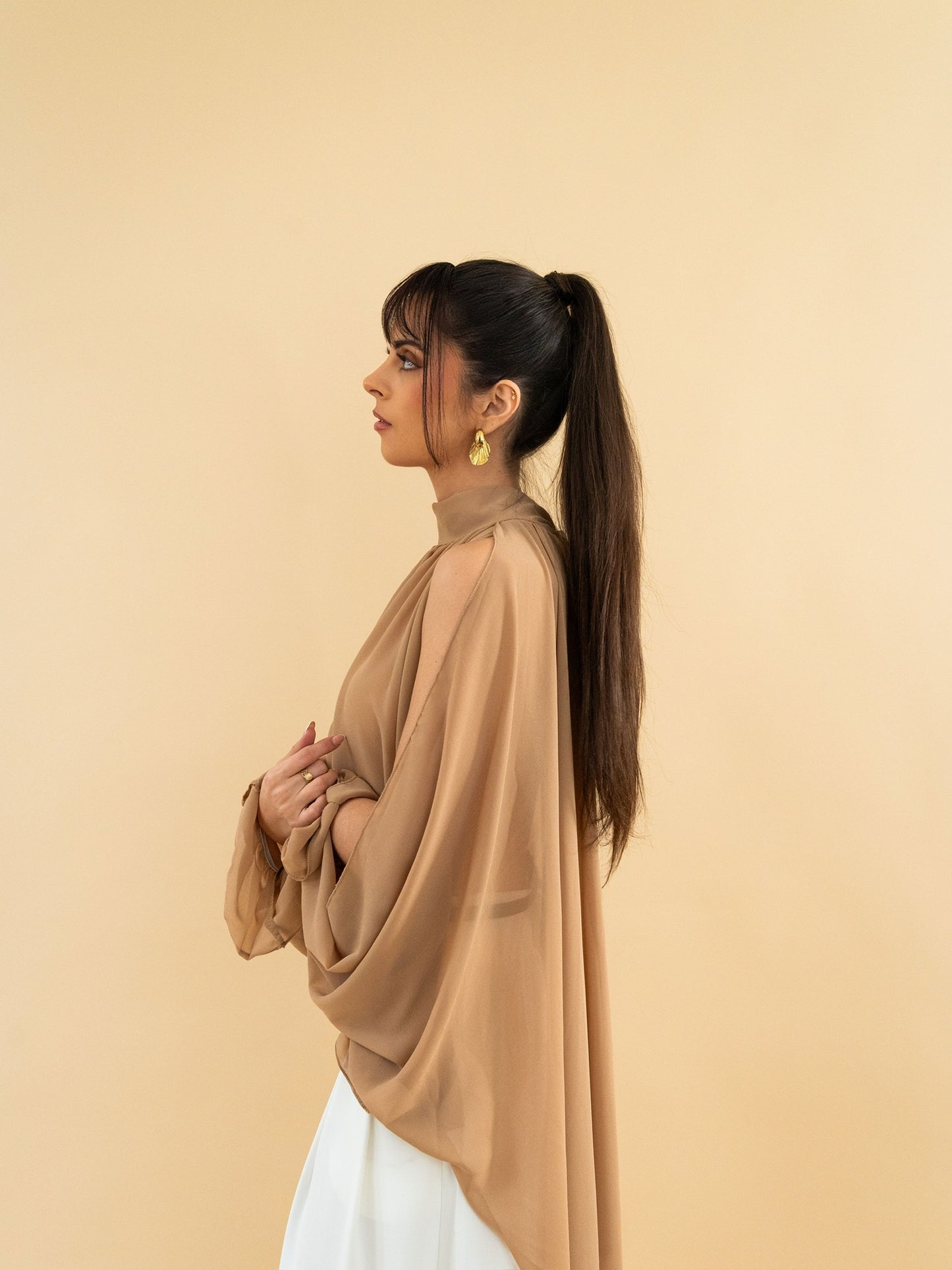 Top camel fluide col montant