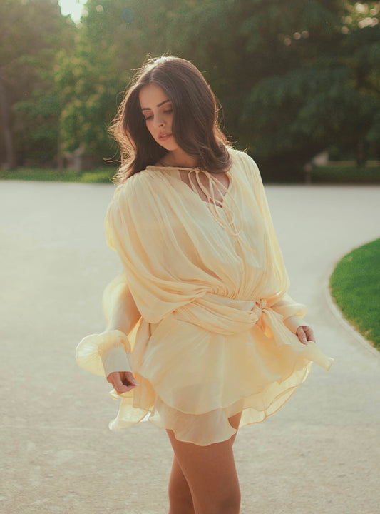 Robe Sorrento jaune