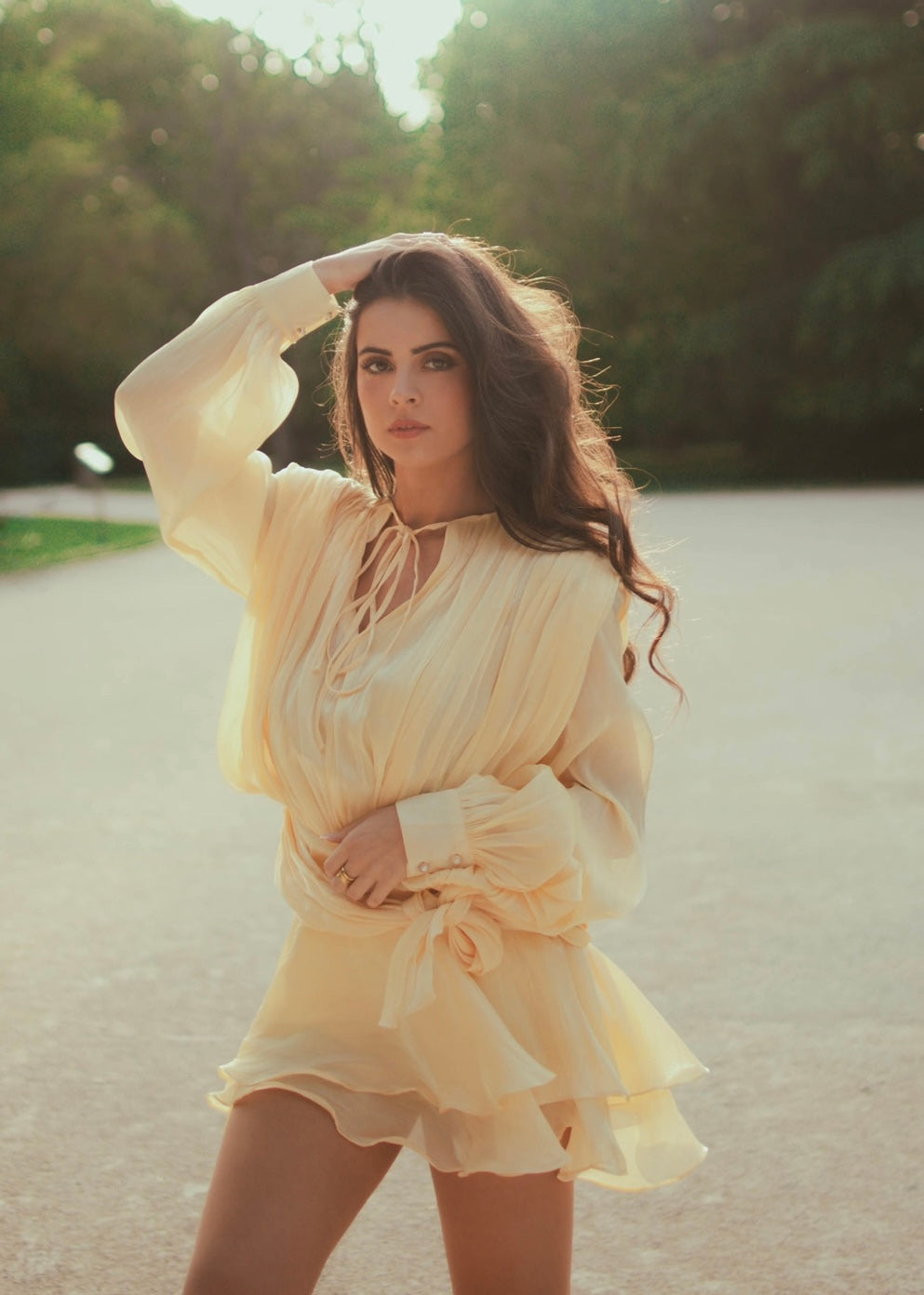 Robe Sorrento jaune