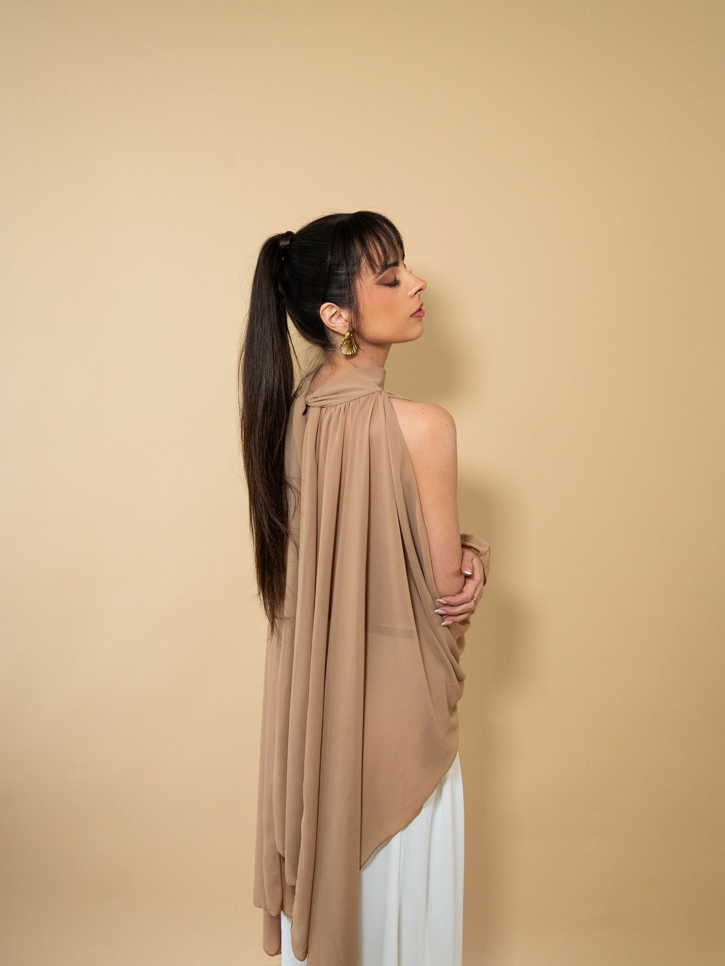 Top camel fluide col montant